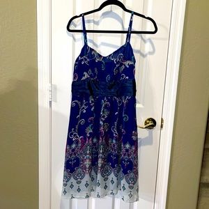 💥Final Markdown-Closet Clear Out💥 Blue Dress with spaghetti straps